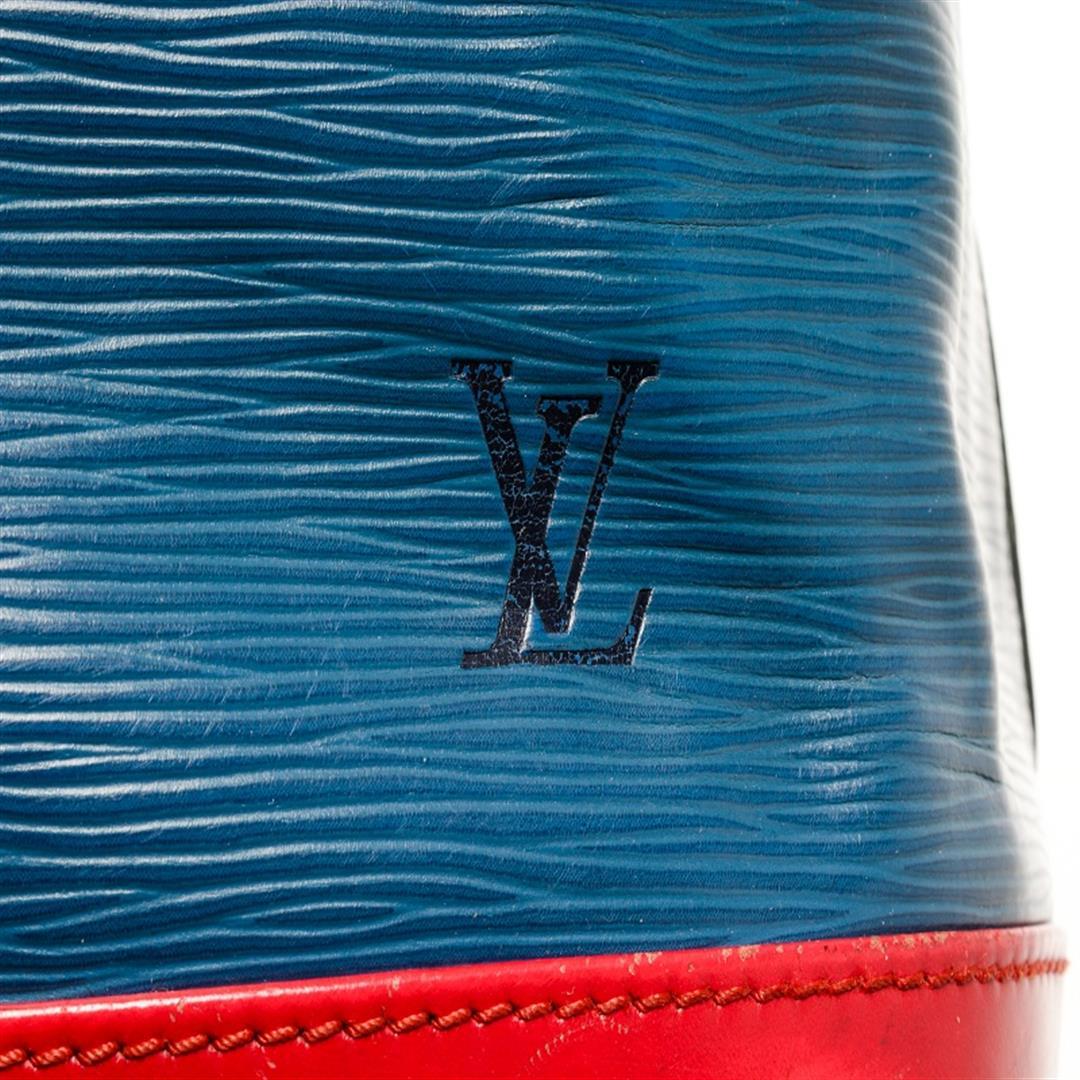 Louis Vuitton Blue Red And Green Epi Leather Noe Shoulder Bag