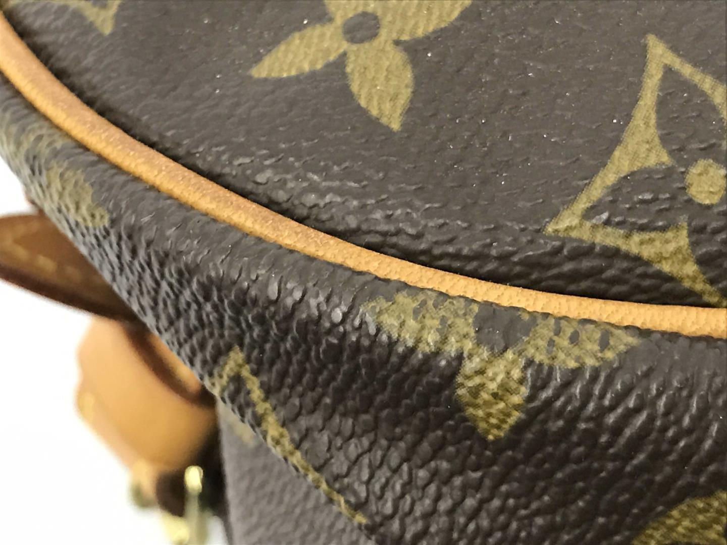 Louis Vuitton Brown Monogram Canvas Leather Saumur 35 cm Crossbody Bag