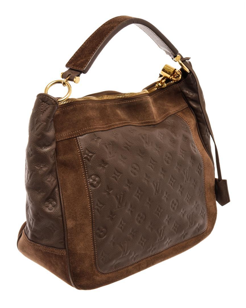 Louis Vuitton Brown Leather Empreinte Odesius Hobo Bag