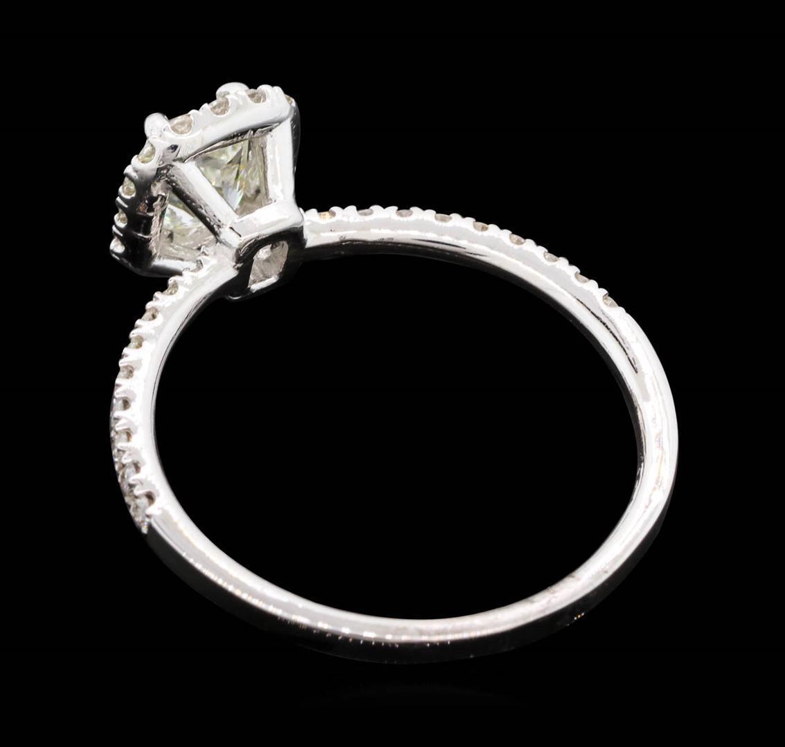 14KT White Gold 1.01 ctw Diamond Wedding Ring