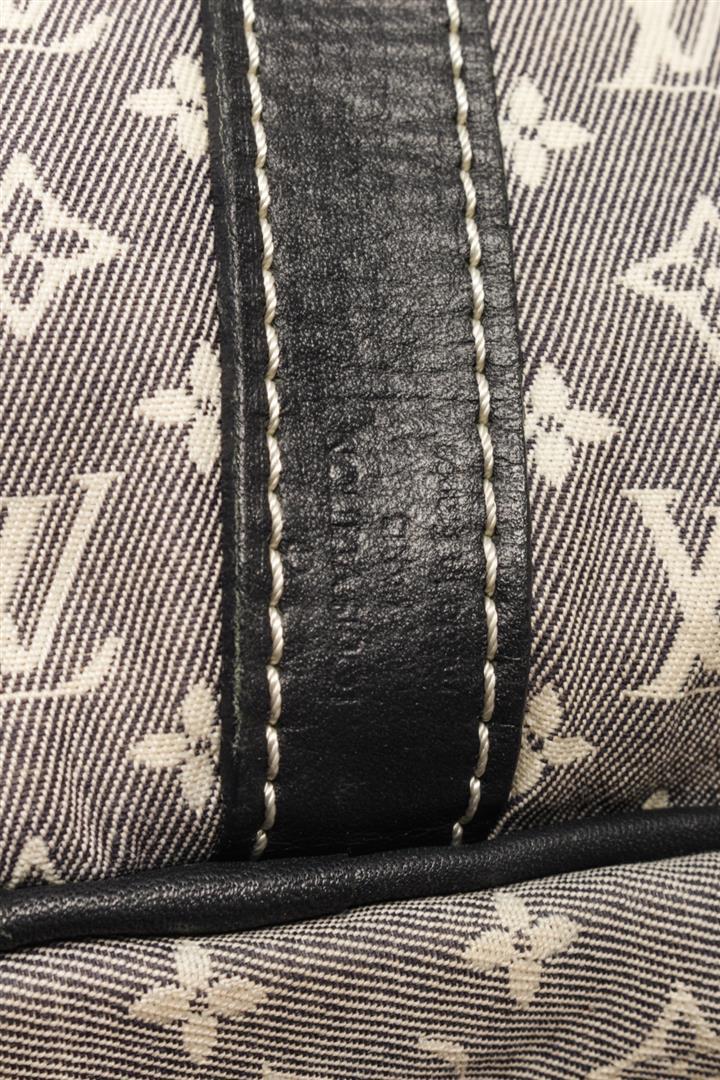 Louis Vuitton Grey Monogram Mini Lin Speedy Bandouliere 30 Boston Bag