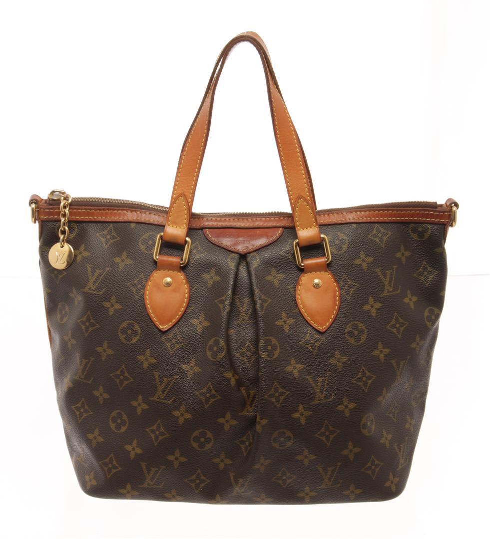 Louis Vuitton Brown Monogram Canvas Palermo PM Tote Bag