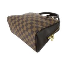 Louis Vuitton Damier Ebene Canvas Leather Brera Handbag