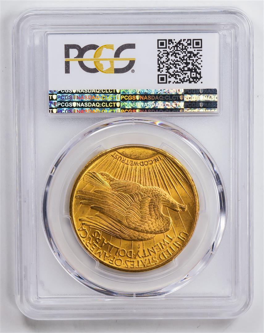 1924 $20 Double Eagle Gold Coin PCGS MS63