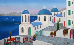 Sifnos Village by Fanch Ledan Original