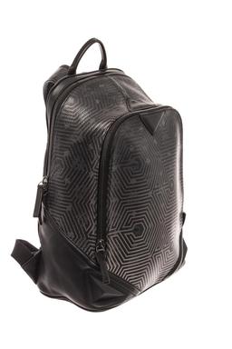 MCM Black Leather Backpack