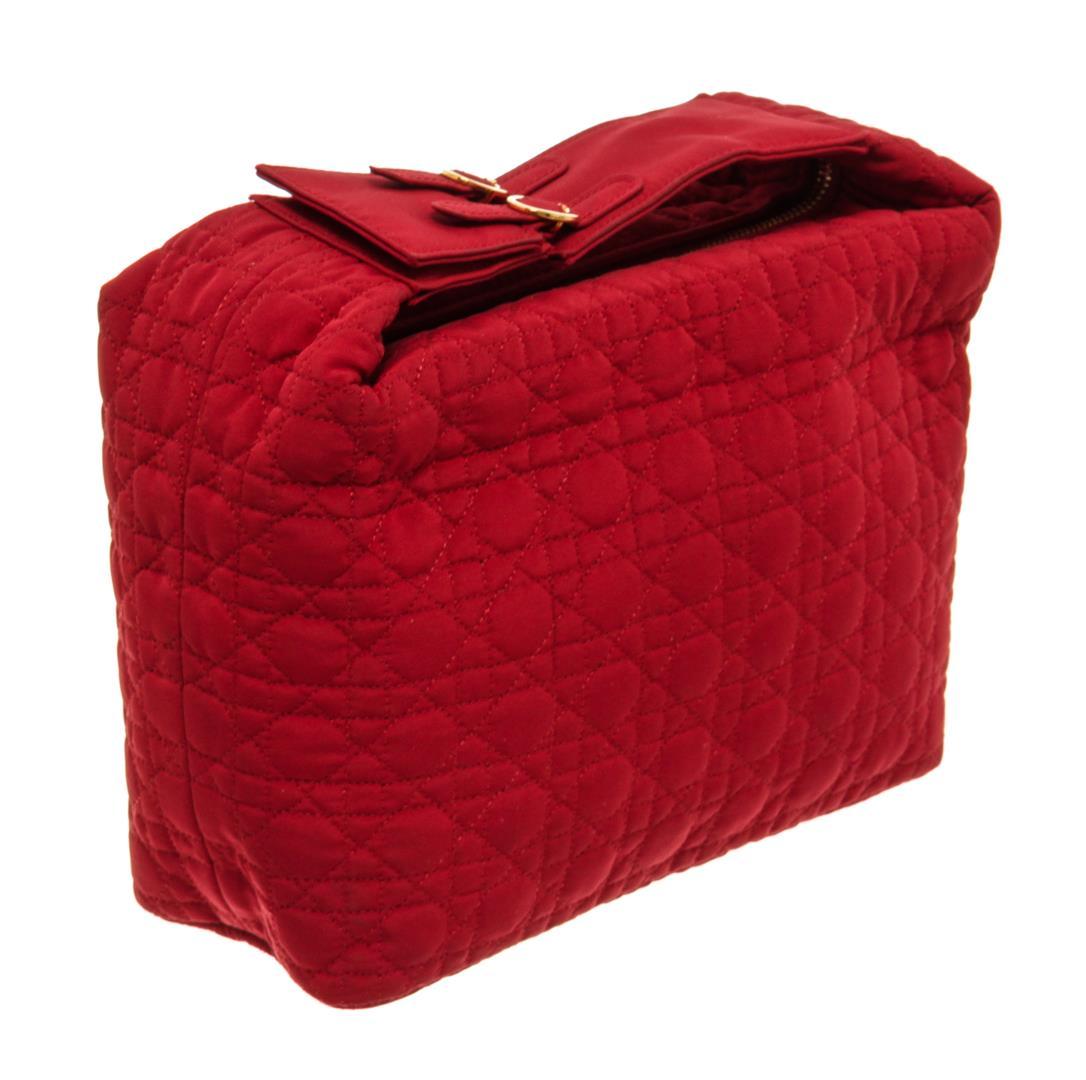 Christian Dior Red Trotteur Small Pouch