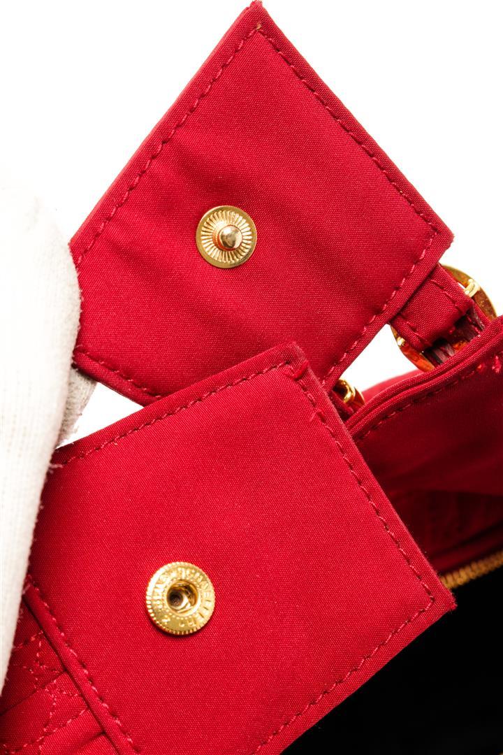 Christian Dior Red Trotteur Small Pouch