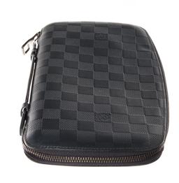 Louis Vuitton Black Taiga Leather Atoll Organizer Clutch