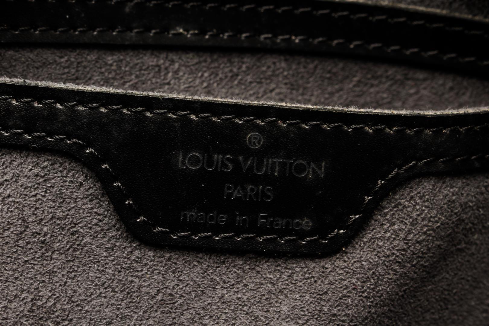 Louis Vuitton Black Epi Leather Soufflot Tote Bag