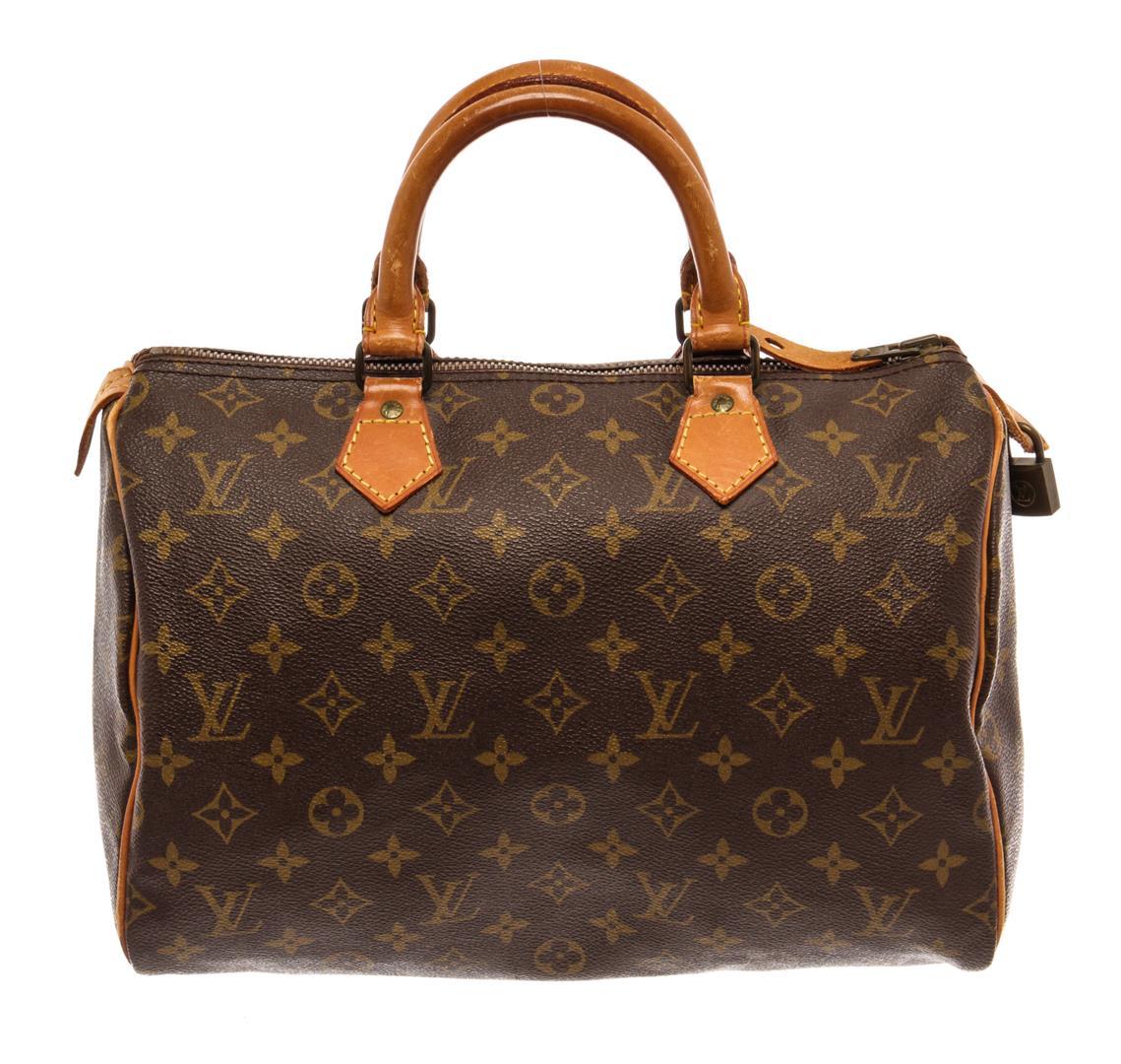 Louis Vuitton Brown Monogram Canvas Speedy 30cm Satchel Bag