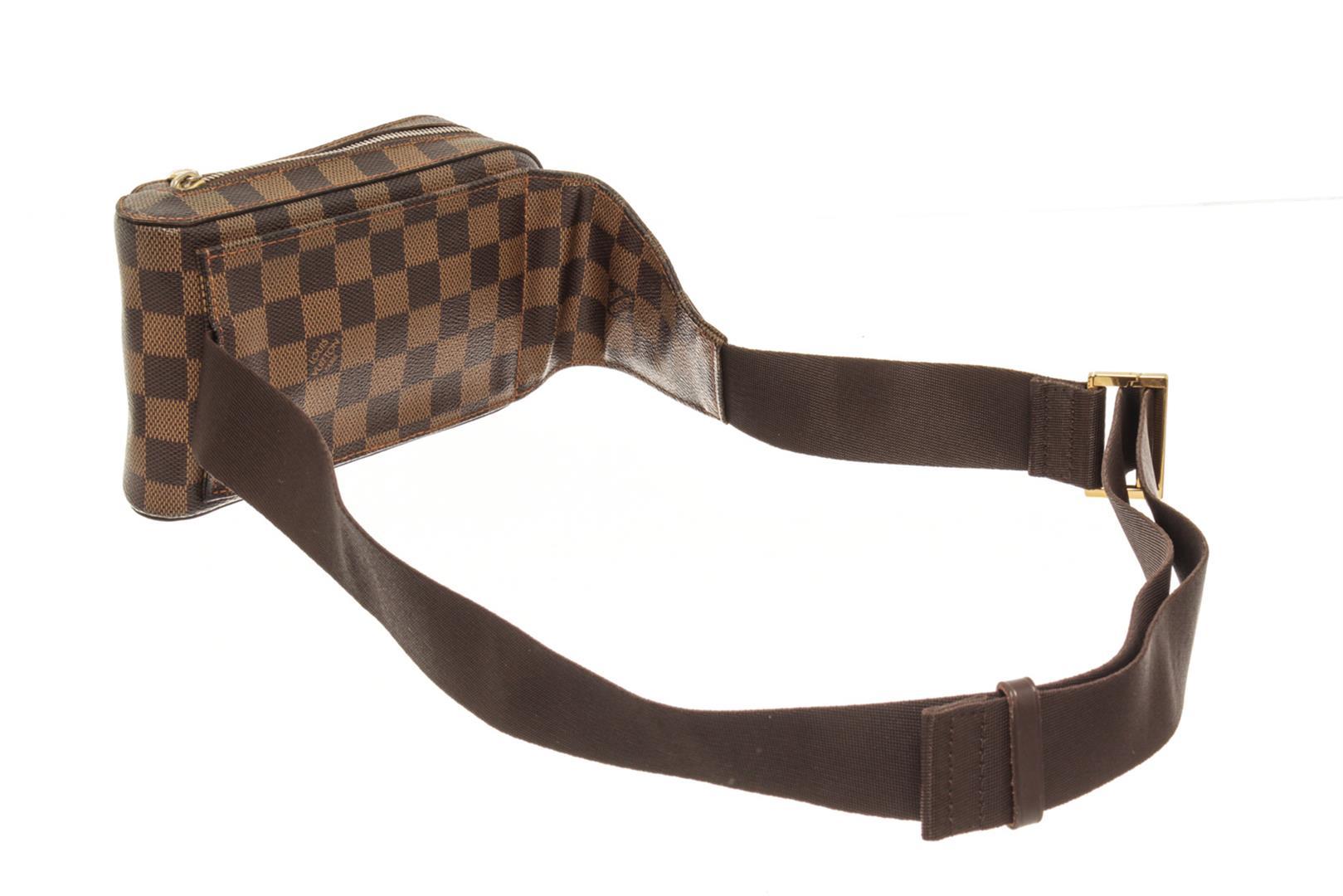 Louis Vuitton Brown Damier Ebene Canvas Geronimos Shoulder Bag