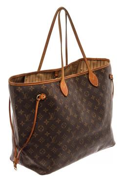 Louis Vuitton Brown Monogram Canvas Neverfull GM Tote Bag