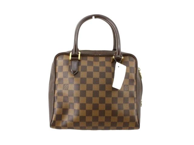 Louis Vuitton Damier Ebene Canvas Leather Brera Handbag