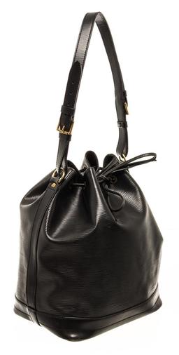 Louis Vuitton Black Epi Leather Noe Shoulder Bag