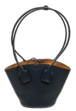 Bottega Veneta Blue Leather Basket Tote