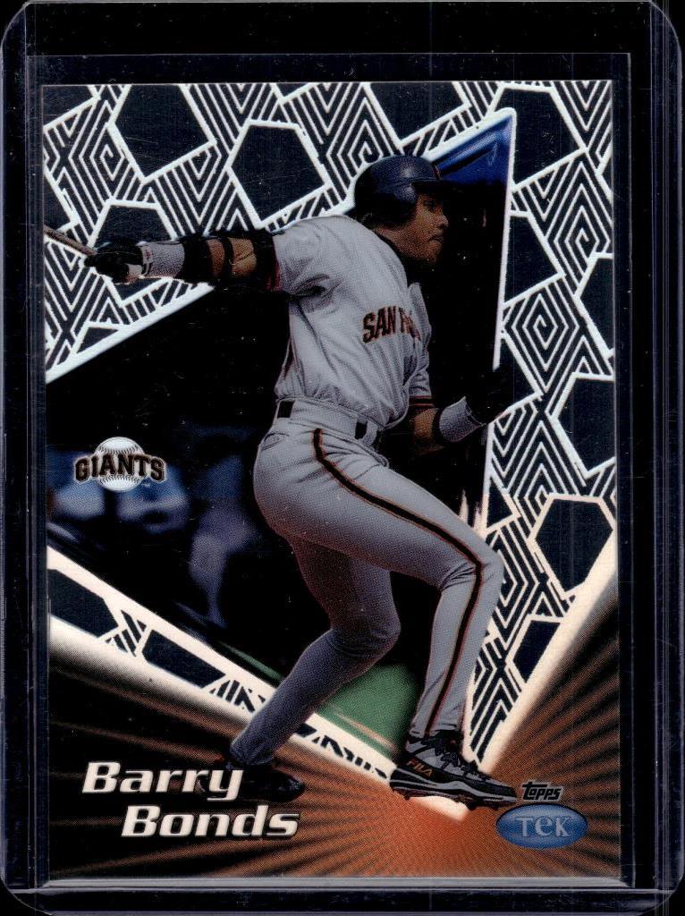 BARRY BONDS 1999 TOPPS TEK HOME PLATE PATTERN