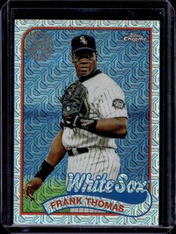 FRANK THOMAS 2023 TOPPS CHROME 1989 SILVER REFRACTOR