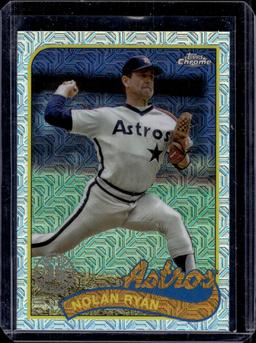 NOLAN RYAN 2023 TOPPS CHROME 1989 SILVER REFRACTOR