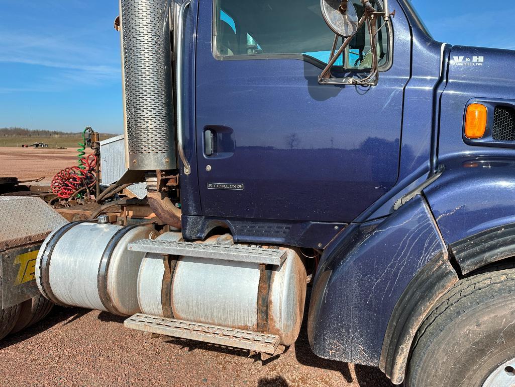 (TITLE) 2004 Sterling tri axle day cab truck tractor, Cat C15 @475 diesel engine, 18-spd trans,