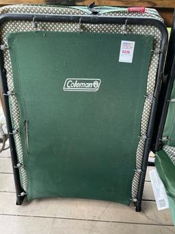 2 Coleman camping cots