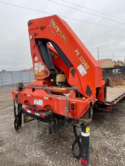 2001 Palfinger PK32080 Knuckle Crane w/ Flat Bed