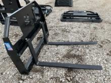 42" Quick Attach Skid Steer Forks