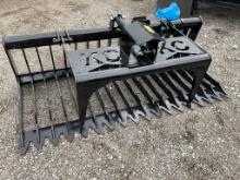 76" Skid Steer Rock Grapple