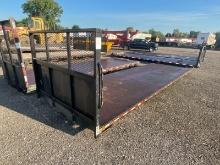 24' 6"x96" Steel Flatbed w/ Moffett hookup