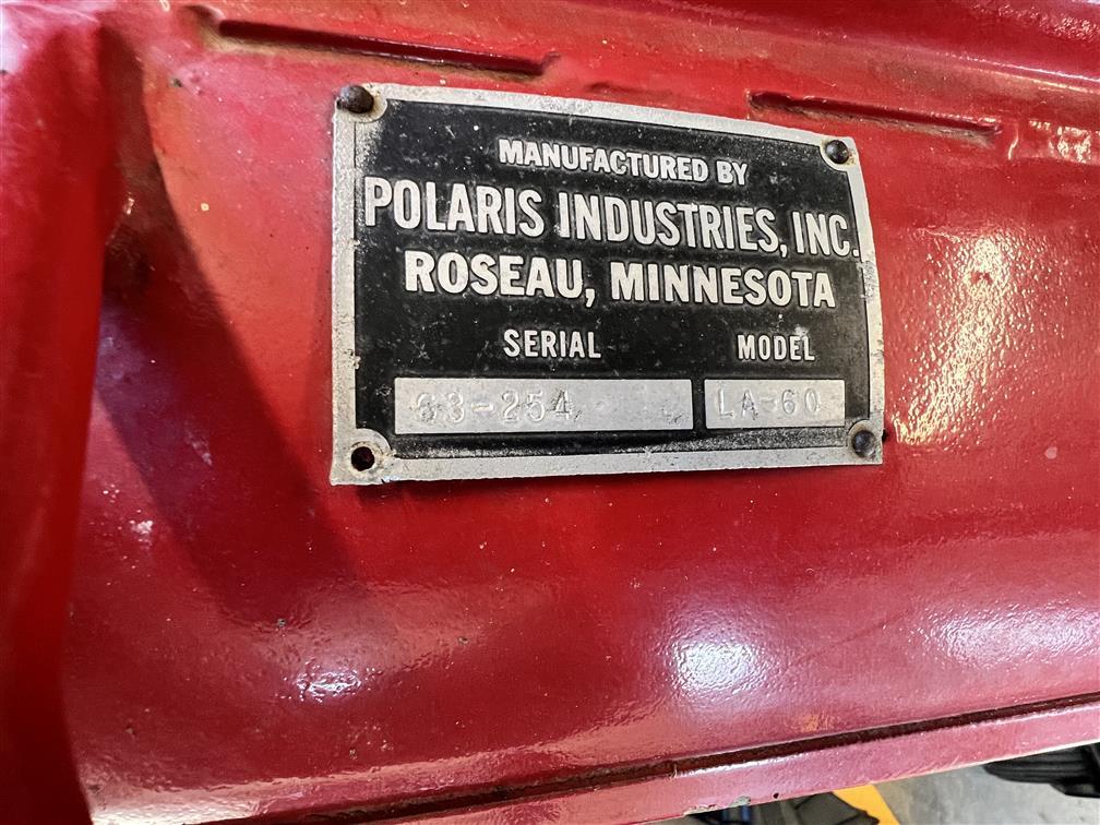 1963 POLARIS SNO-TRAVELER MODEL LA-60 SNOWMOBILE