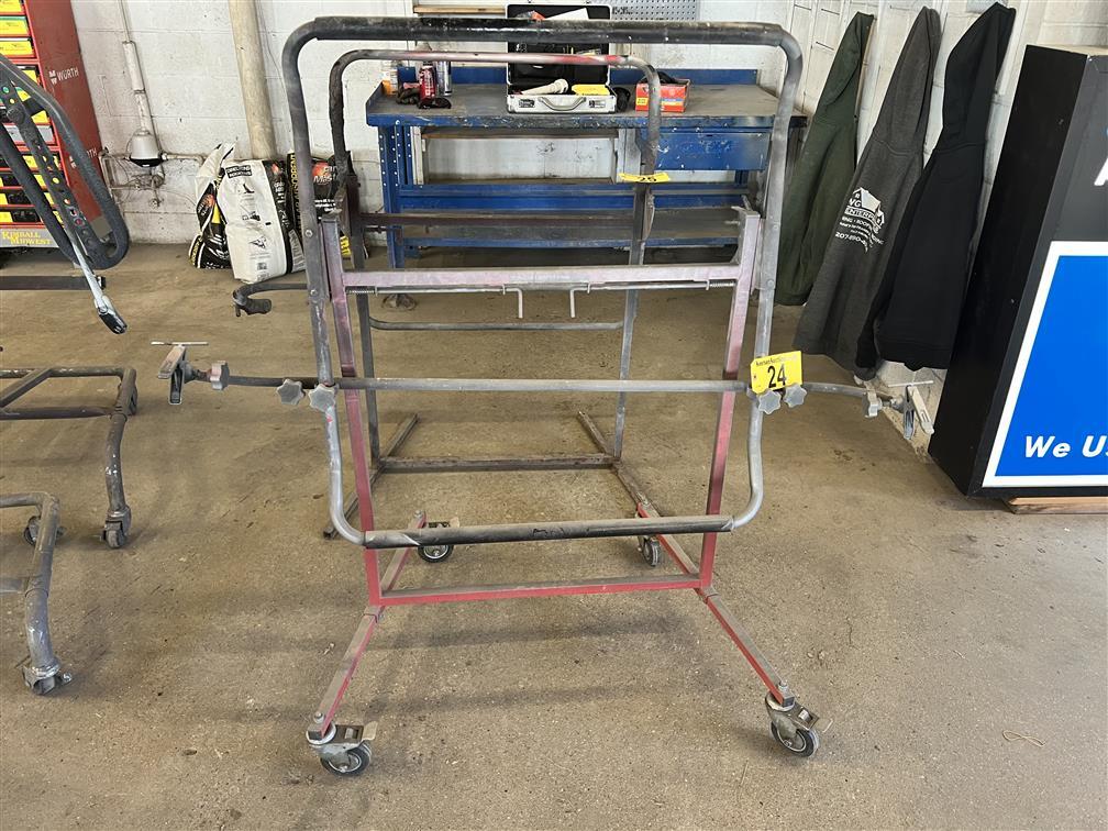 ADJUSTABLE BUMPER PAINT & REPAIR STAND