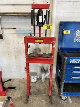 COLUMBIA INDUSTRIAL AUTOMOTIVE 12-TON SHOP PRESS, MODEL 2312