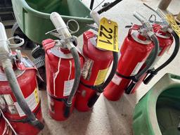 BID PRICE X 2 - (2) AMEREX FIRE EXTINGUISHERS, 2024 RECERTIFIED