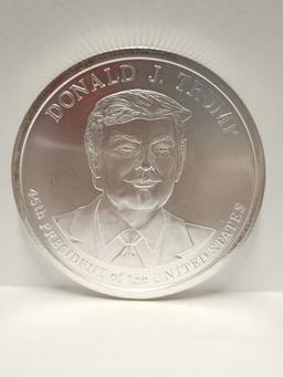 Trump 45th President 5oz Silver Round