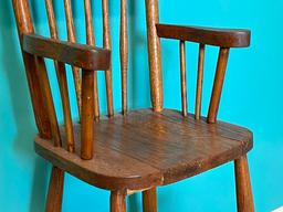 Oak Wooden High Chair