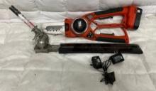 Troy Built Hedge Trimmer Attachment& Black & Decker Alligator Saw