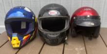 Lot of Three Helmets