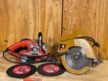 Black & Decker Sander & Vintage Circular Saw