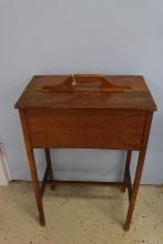 STICKLEY OAK SEWING CABINET