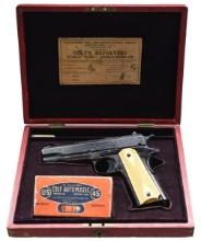 CASED COLT ENGRAVED MODEL 1911 GOVERNMENT MODEL