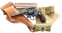 WORLD WAR II REFURBISHED COLT 1917 DA REVOLVER