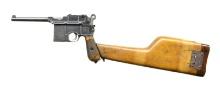 SCARCE MAUSER C96, EARLY TRANSITIONAL LARGE RING,