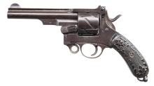 SCARCE MAUSER 1878 ZIG ZAG REVOLVER.