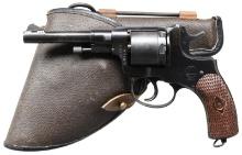 WWII RUSSIAN 1895 NAGANT DA REVOLVER.