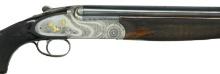 AUGUST FRANCOTTE O/U TWO BARREL SET SHOTGUN WITH