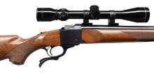 RUGER NO. 1 SINGLE SHOT BREECHLOADING RIFLE.