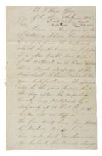 COMMODORE JOHN ROGERS LETTER BARBARY COAST WAR