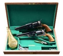 PAIR OF REPRO DRAGOON REVOLVERS.