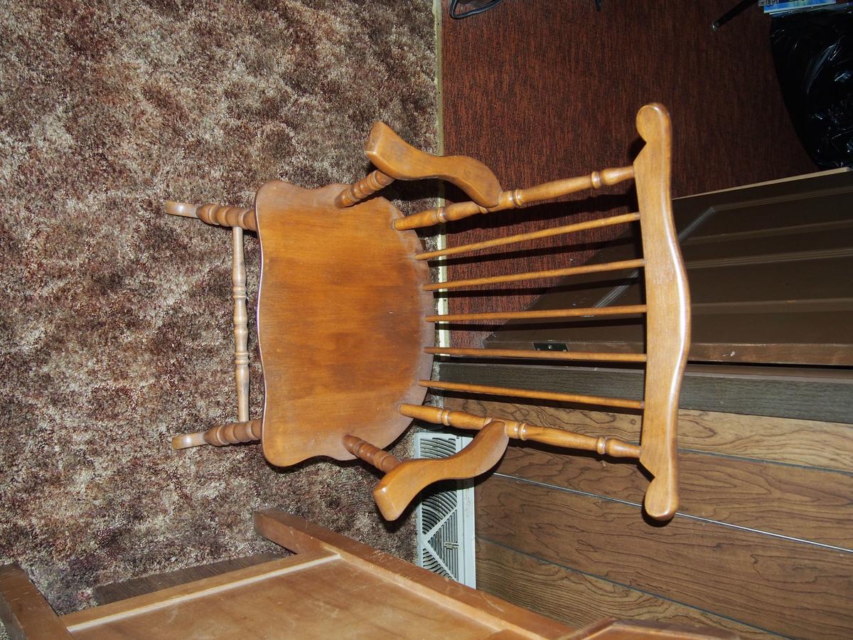 Antique children's rocking chair