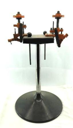 (2) Lyman Reloading Presses on a Pedestal Mount